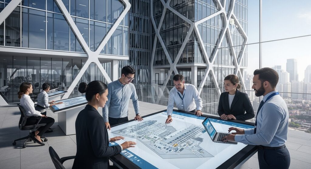 BIM consulting services offering strategic implementation, process optimization, and digital construction support for AEC firms